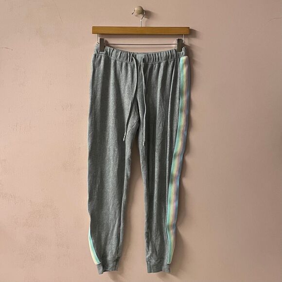 Jenni Intimates Gray Rainbow Side-Striped Loungewear Set GUC Size S - Picture 3 of 12